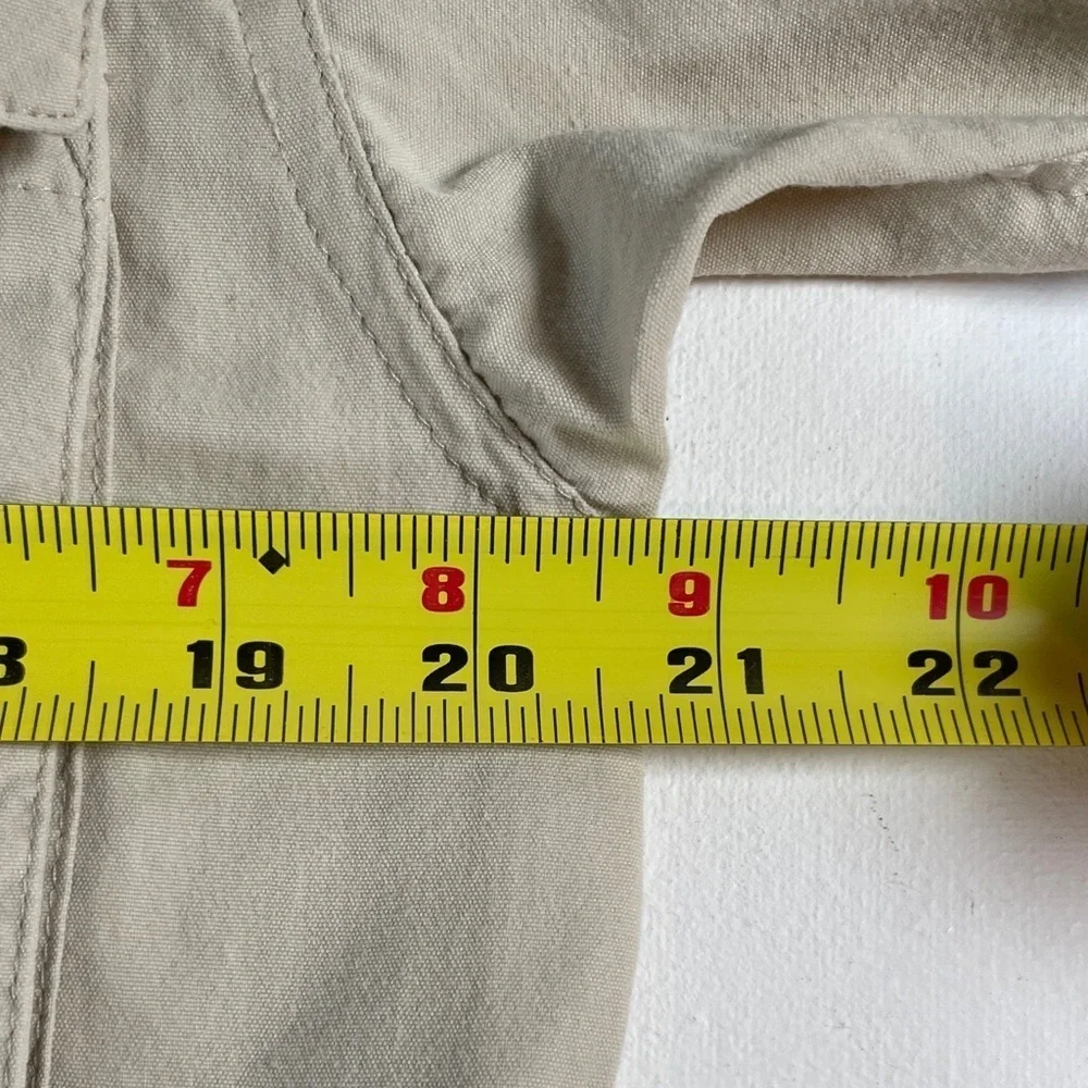 The North Face Tan Long Sleeve Casual Button Down Shirt